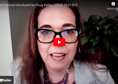 Elaine Ecklund introduced by Doug Kelley COFAS 2021